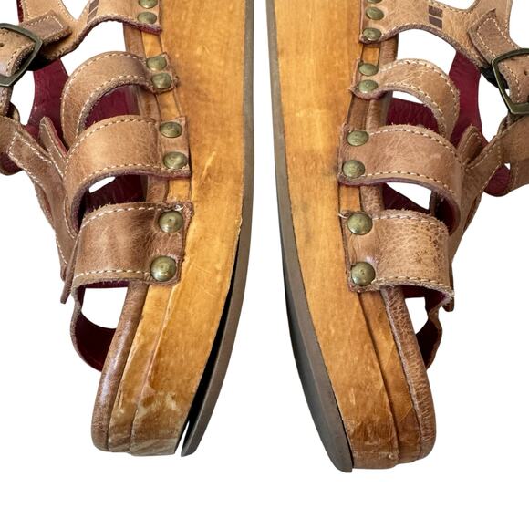 BEDSTU Fabiola Platform Sandal Tan Rustic Size 6 - Picture 5 of 10